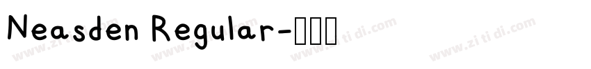 Neasden Regular字体转换